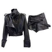 Teonclothingshop Stylish Women’s PU Leather Set