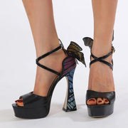 Teonclothingshop Summer 13.5CM Super High Heels Platform Sandals