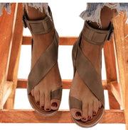 Teonclothingshop Summer flat sandals with open toes