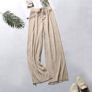 Teonclothingshop Summer wide waist pants. Casual elastic