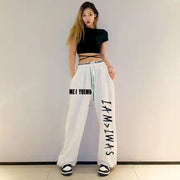 Teonclothingshop Sweatpants original personality Women's fashion Hip-hop pants with print