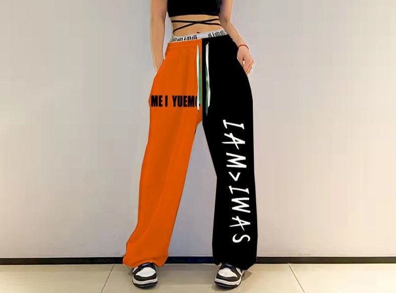 Teonclothingshop Sweatpants original personality Women's fashion Hip-hop pants with print