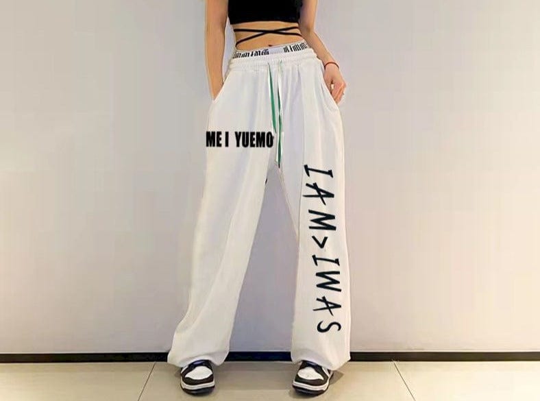 Teonclothingshop Sweatpants original personality Women's fashion Hip-hop pants with print