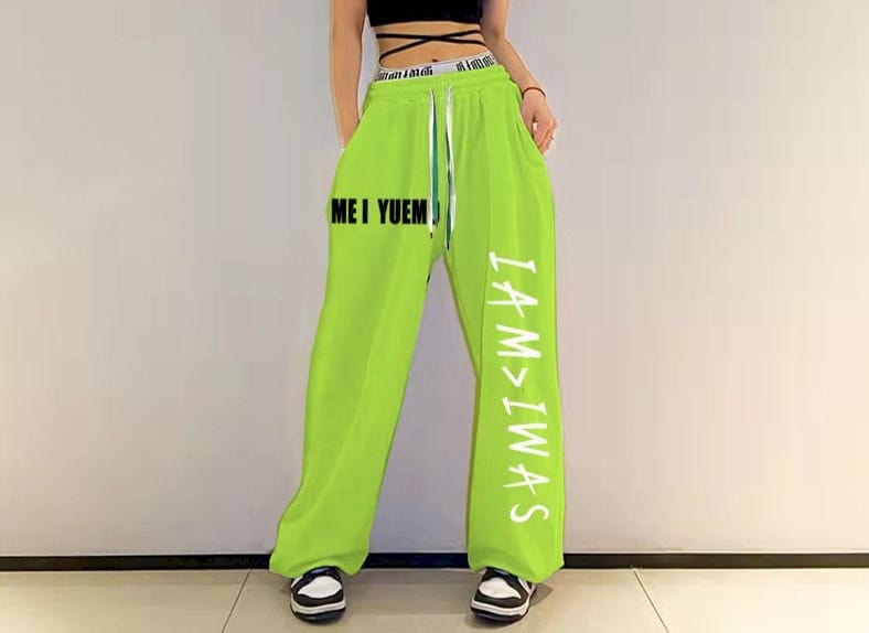 Teonclothingshop Sweatpants original personality Women's fashion Hip-hop pants with print