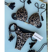 Teonclothingshop 8250 / S Swimwear Thong Bikini Set 2022
