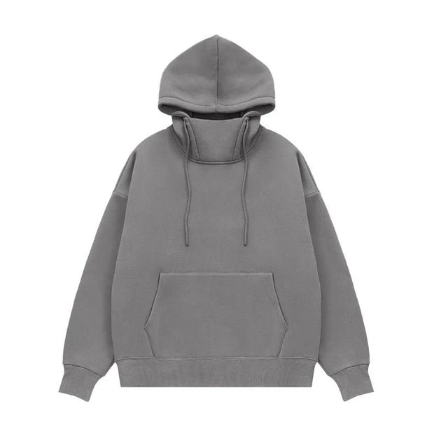 Teonclothingshop Mid gray / M Thick fleece hoodies