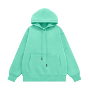 Teonclothingshop (Top) Mint green / S Thick velvet tracksuit made of fleece unisex