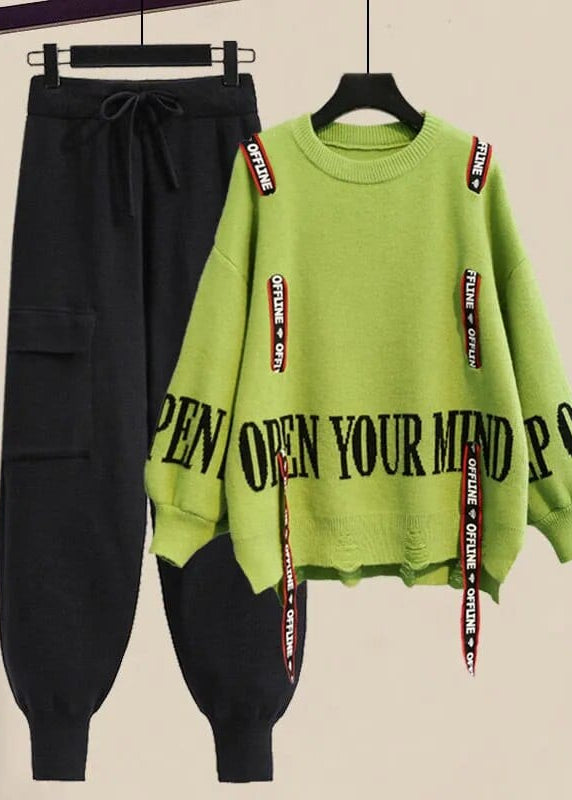 Teonclothingshop 2pcs set 02 / M 40-50KG Tracksuit Trends: Stay Fashionable in Fall Outfits