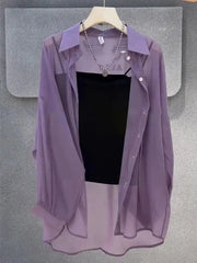 Teonclothingshop Trendy French-style chiffon blouse