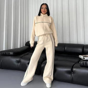 Teonclothingshop Turtleneck long sleeve tracksuit for women