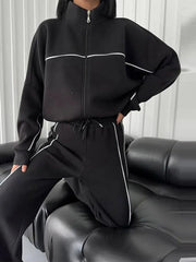 Teonclothingshop Turtleneck long sleeve tracksuit for women