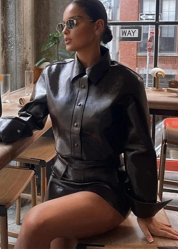 Vintage Women Leather Sets