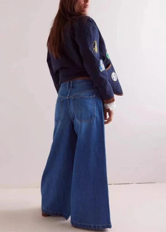 Teonclothingshop Vintage women's patchwork jeans