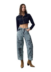 Teonclothingshop Wide Leg Balloon Jeans for Effortless Style