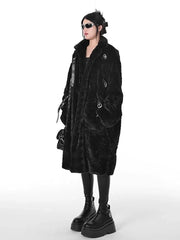 Teonclothingshop Winter gothic thick faux fur coat for women