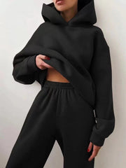 Teonclothingshop Winter Two Piece Sets Women Tracksuit Oversized