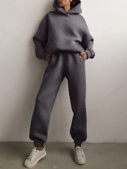 Teonclothingshop Winter Two Piece Sets Women Tracksuit Oversized