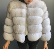 Teonclothingshop Winter women's fur jacket Natural jacket made of real fox fur