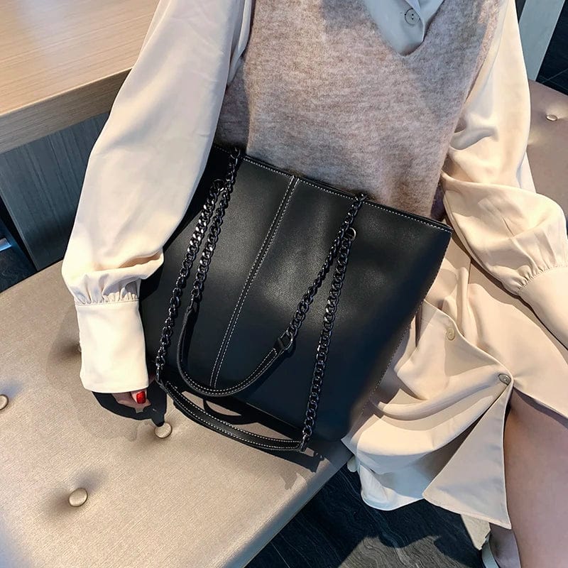 Teonclothingshop Women Casual  High Quality PU Leather Shoulder Bag