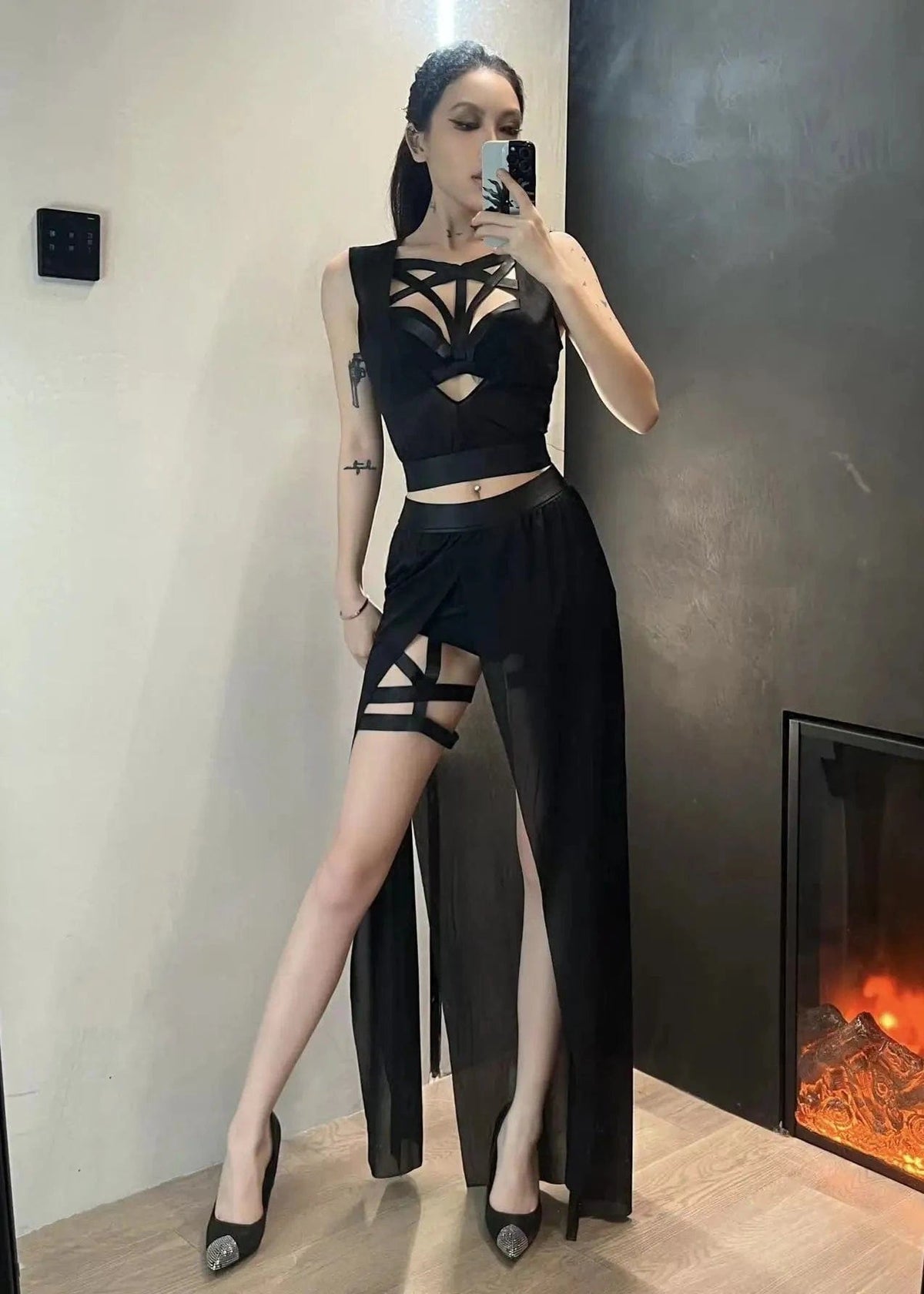 Flyff Rgothic Set Women Gothic set