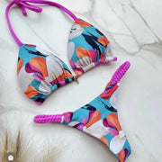 Teonclothingshop Women Print Swimwear Two Pieces Swimsuit