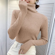 Teonclothingshop Women's autumn turtleneck sweater Knitted soft sweaters