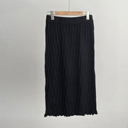 Teonclothingshop Women's elastic straight knitted skirt