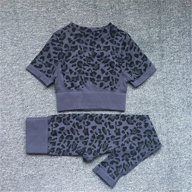 Teonclothingshop black svtop pt set / S Women's fashion set for yoga fitness