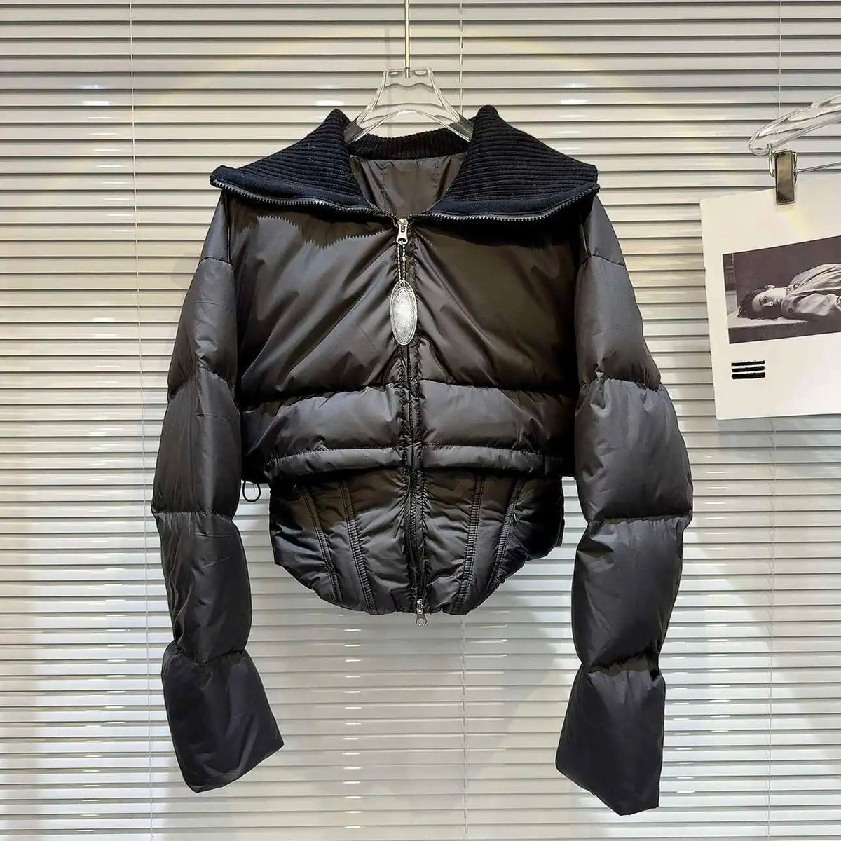 Women's High Street Threaded Cotton-Padded Jacket