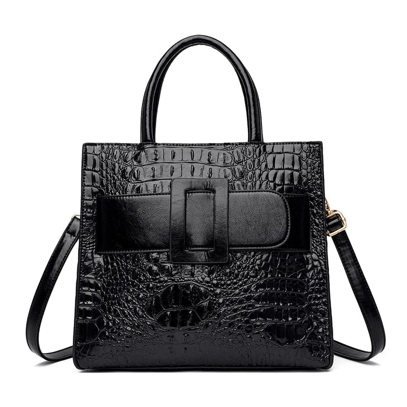 Teonclothingshop Women's leather luxury handbags with a strap