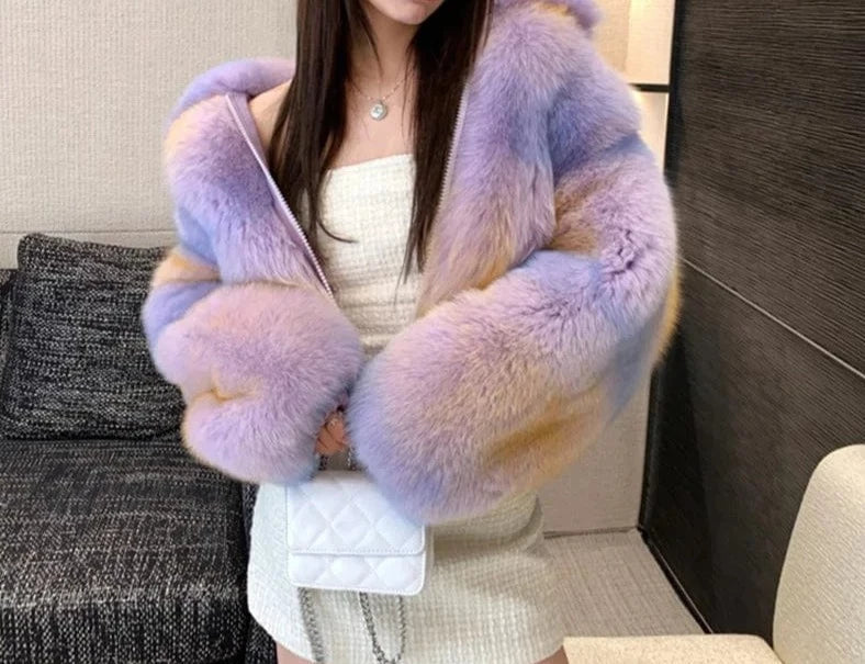 Teonclothingshop Women's luxury fur coats made of top quality real fur