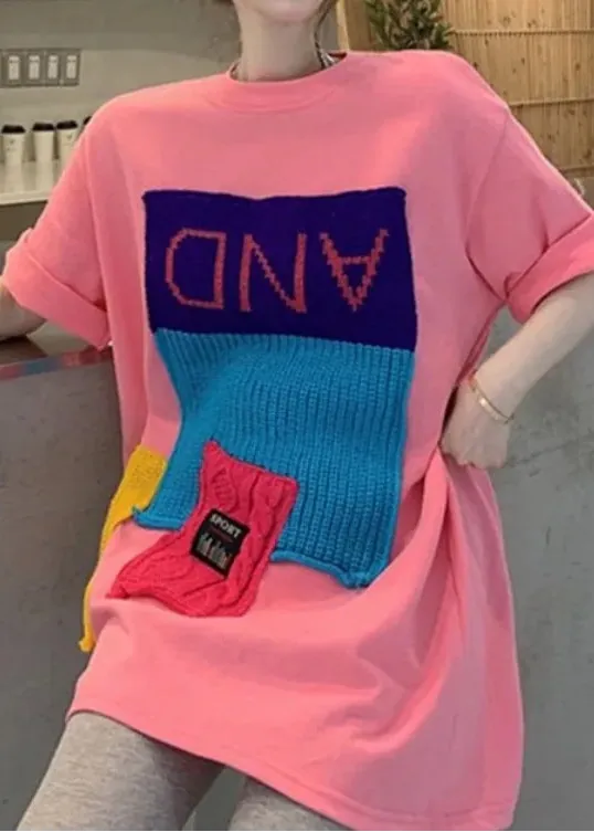 Women's Minimalist Commute Crew-Neck Midi T-Shirt