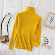 Teonclothingshop Women's pullover with a turtleneck Autumn Winter