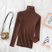 Teonclothingshop Women's pullover with a turtleneck Autumn Winter