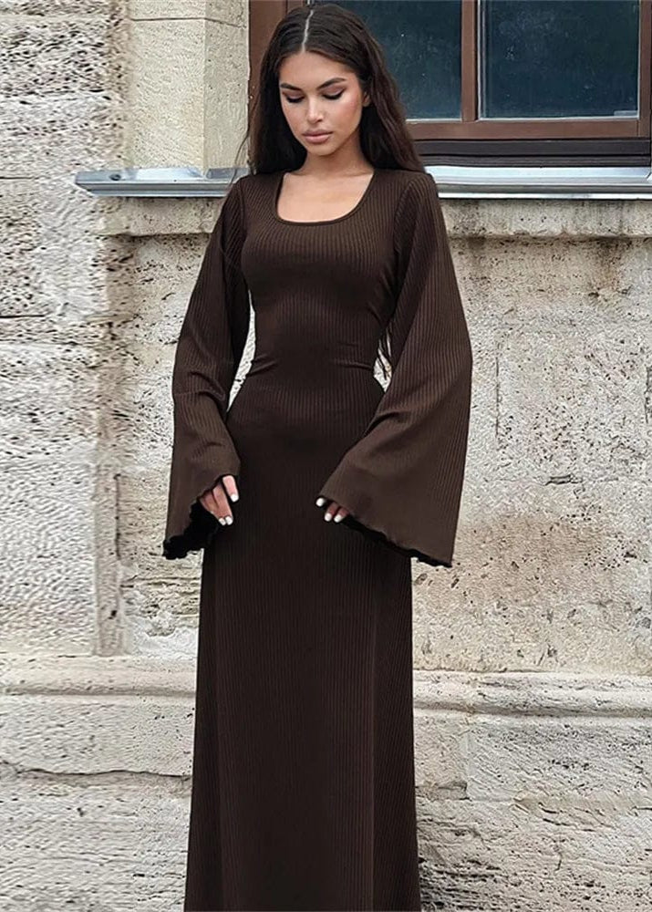 Teonclothingshop Women's Ribbed Maxi Dress
