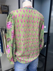 Teonclothingshop Women's shirt with floral pattern