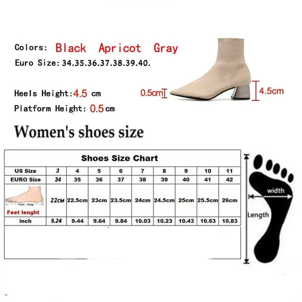 Teonclothingshop Women's short low heel boots