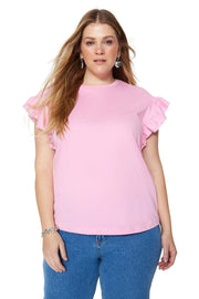 Teonclothingshop Women's Short Regular fit Plus Size T-Shirt