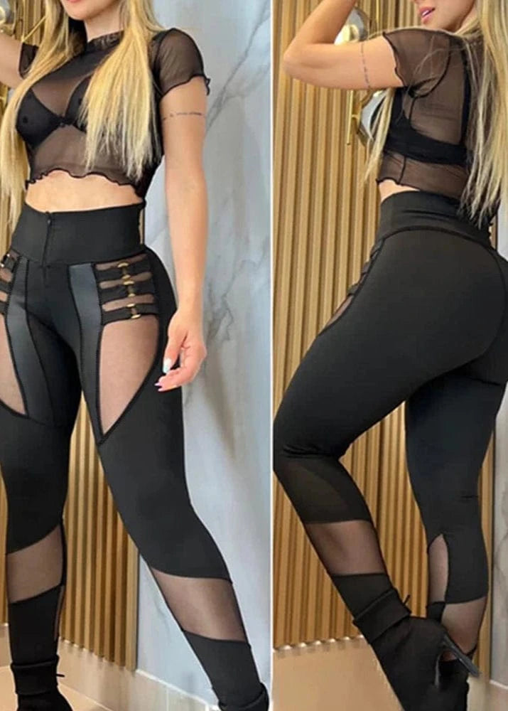 Women's Solid Color Tight High Waist Tights