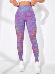 Teonclothingshop Women's sports tights Tie Dye