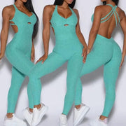 Teonclothingshop Women's Sportswear Push Up Gym jumpsuit