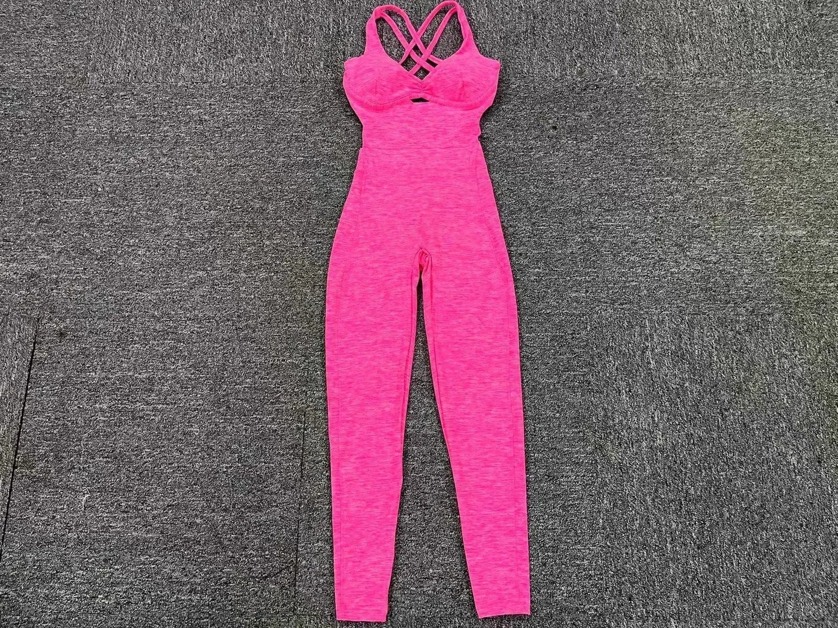 Teonclothingshop Women's Sportswear Push Up Gym jumpsuit