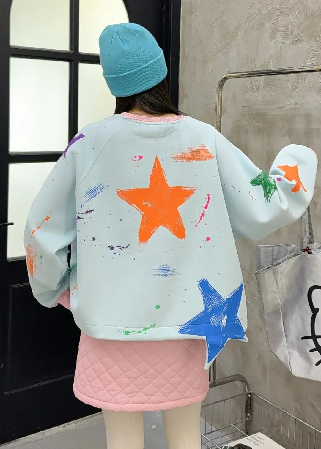 Women’s Star Print Sweatshirt