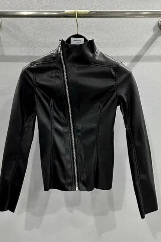 Teonclothingshop Women's Street Wear New PU Leather Jacket