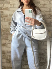 Teonclothingshop Women's Thick Fleece Tracksuit Winter