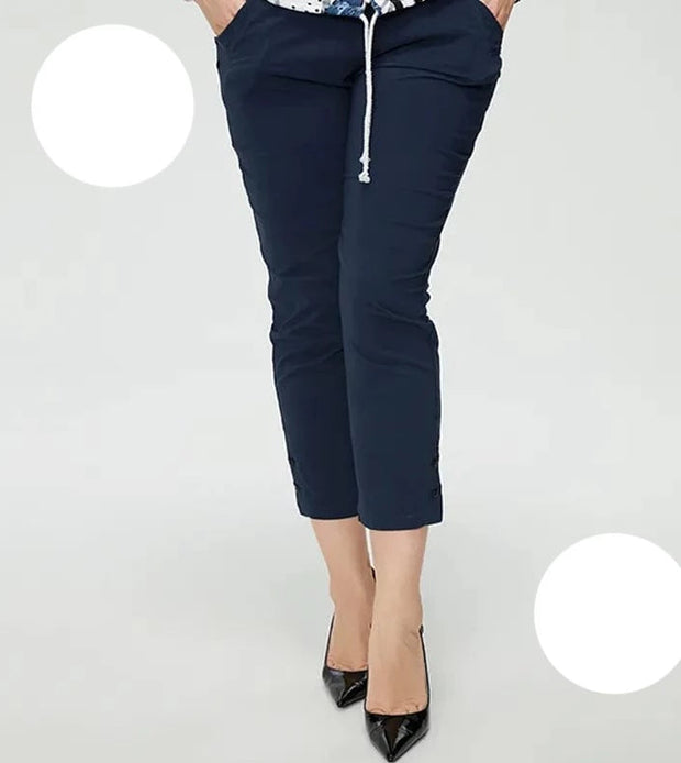 Teonclothingshop dark blue / 48 / CHINA Women's trousers 2023 Cotton