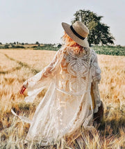 Teonclothingshop Women's white summer tunic for the beach