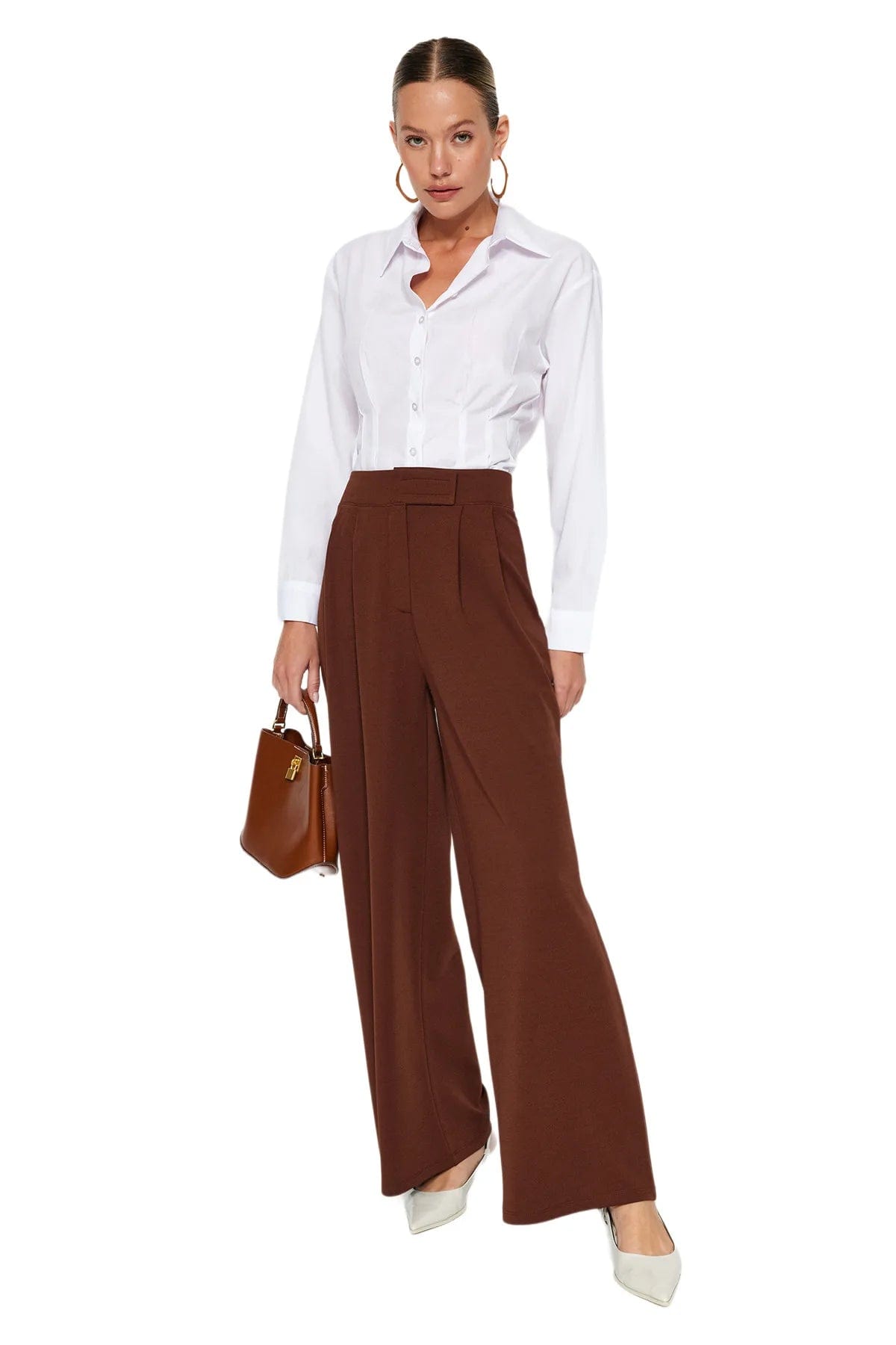 Teonclothingshop Women's Wide leg High Waist Pants