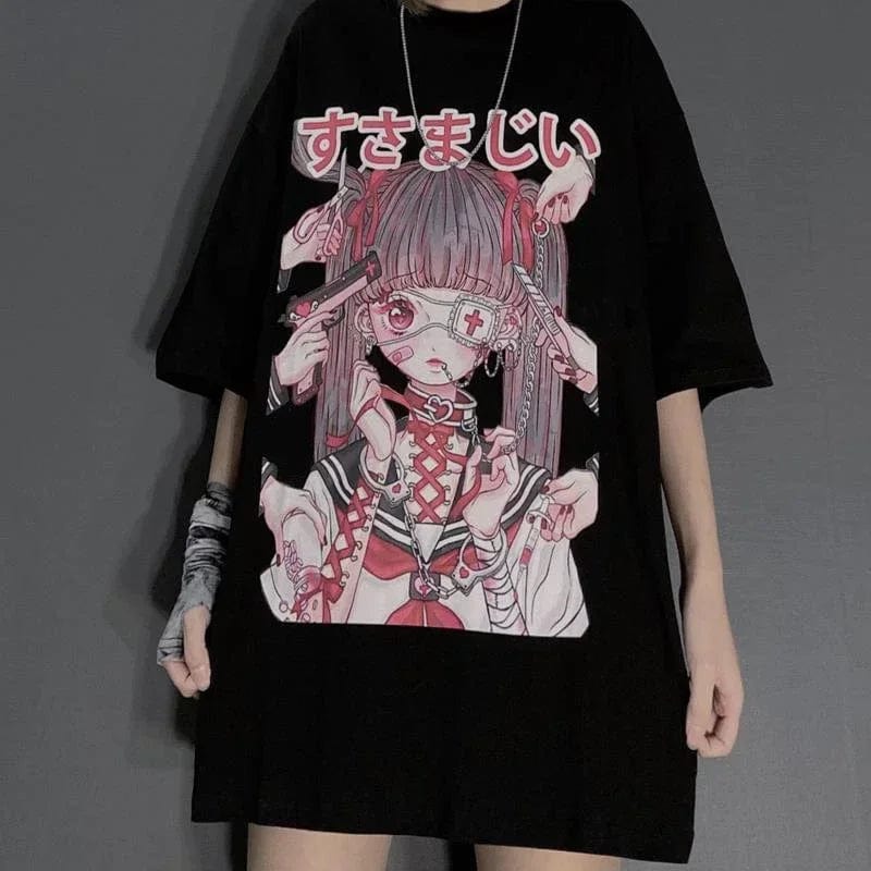 Teonclothingshop Women T-shirt  Goth