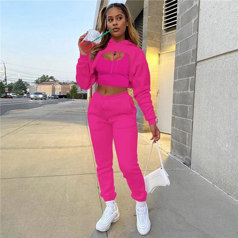 Teonclothingshop Women three-piece tracksuit